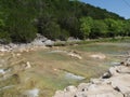 Turner Falls overflow from Turner Waterfalls, Oklahoma Royalty Free Stock Photo